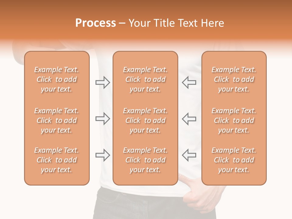 Teen Men White PowerPoint Template