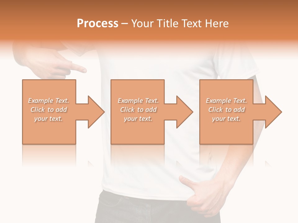 Teen Men White PowerPoint Template