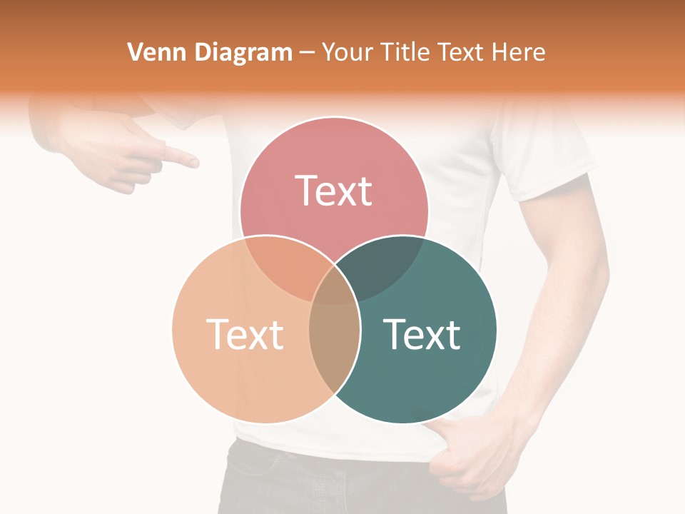 Teen Men White PowerPoint Template