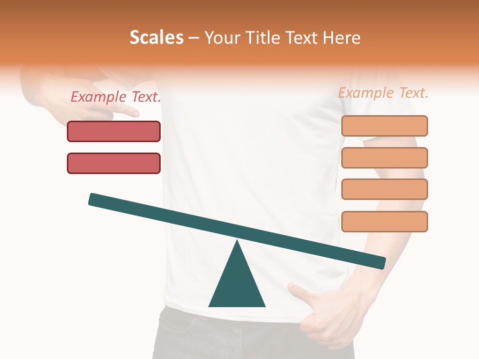 Teen Men White PowerPoint Template