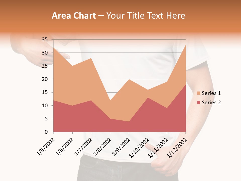Teen Men White PowerPoint Template