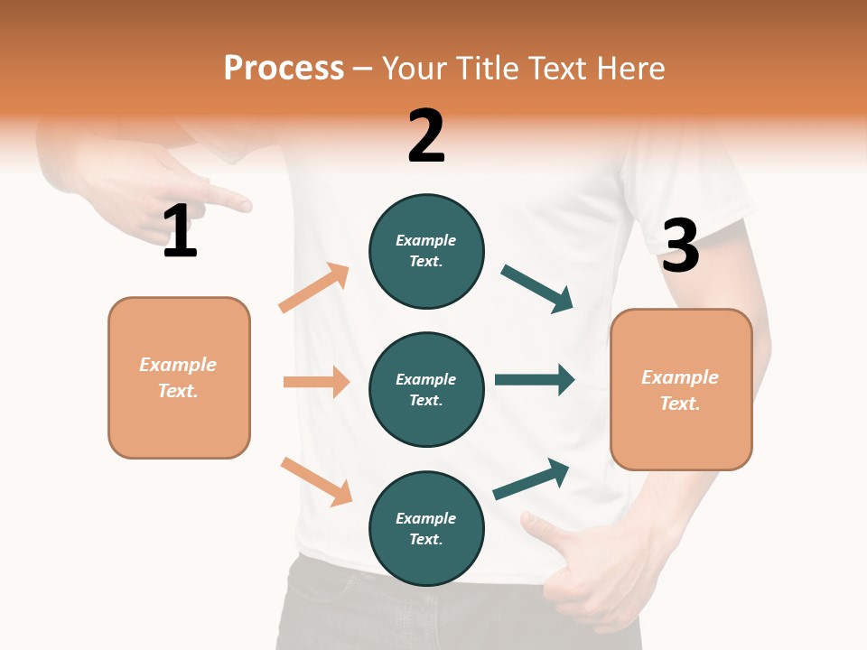 Teen Men White PowerPoint Template