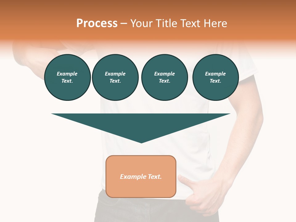 Teen Men White PowerPoint Template