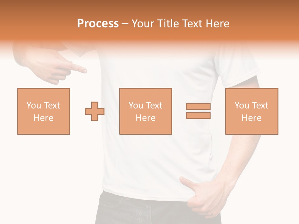 Teen Men White PowerPoint Template