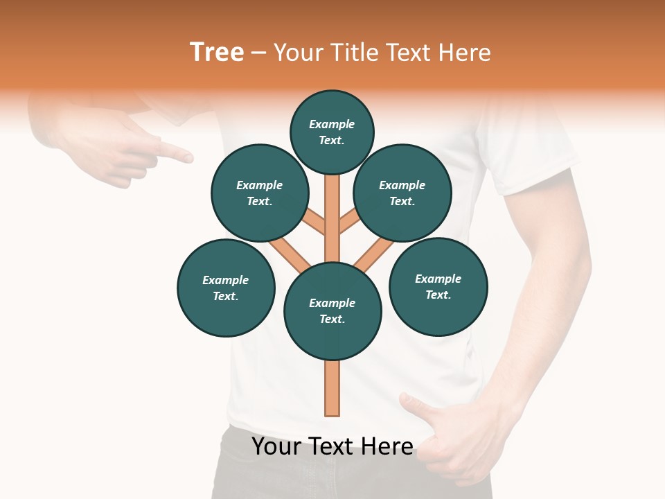 Teen Men White PowerPoint Template