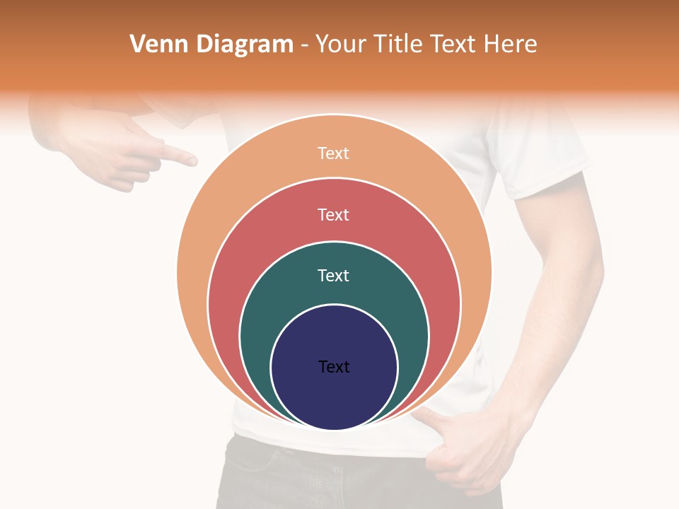 Teen Men White PowerPoint Template