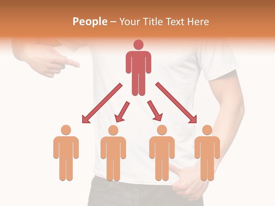 Teen Men White PowerPoint Template