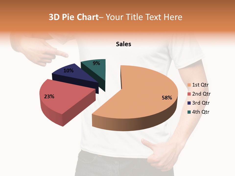 Teen Men White PowerPoint Template