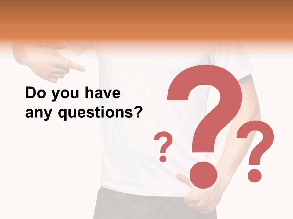 Teen Men White PowerPoint Template