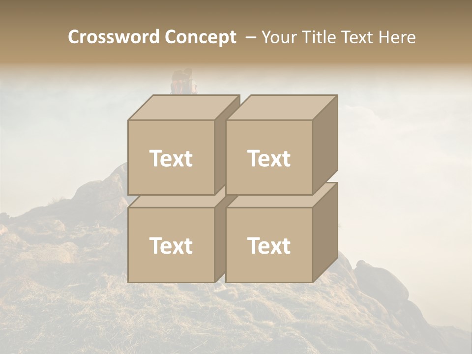 Sport Concept Backpack PowerPoint Template