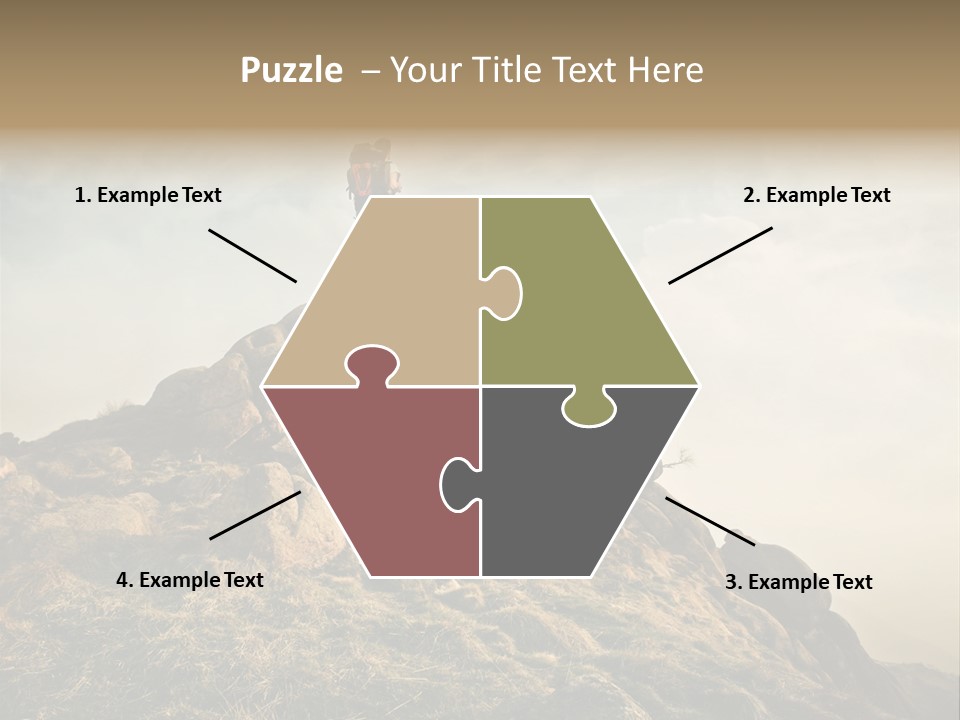 Sport Concept Backpack PowerPoint Template