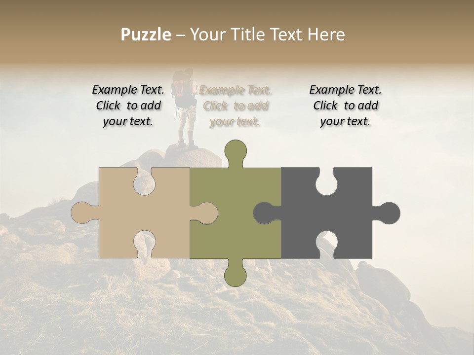 Sport Concept Backpack PowerPoint Template