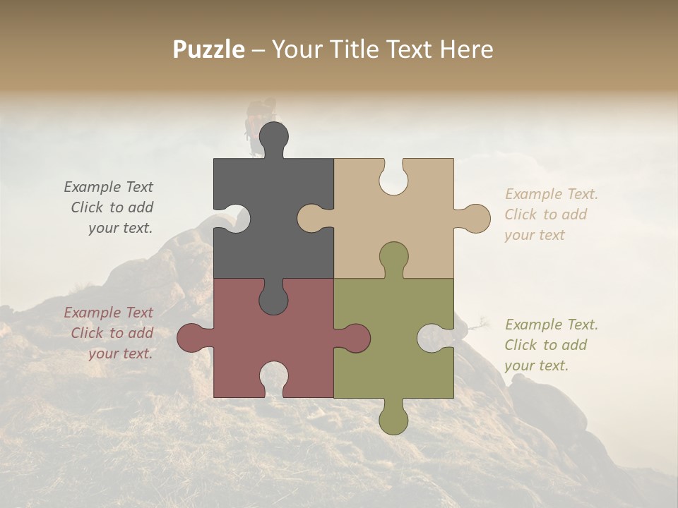 Sport Concept Backpack PowerPoint Template