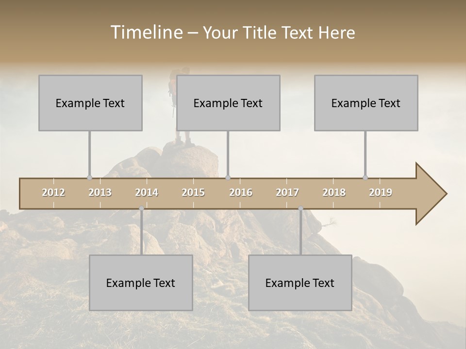 Sport Concept Backpack PowerPoint Template