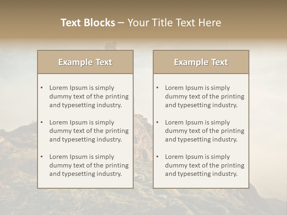 Sport Concept Backpack PowerPoint Template