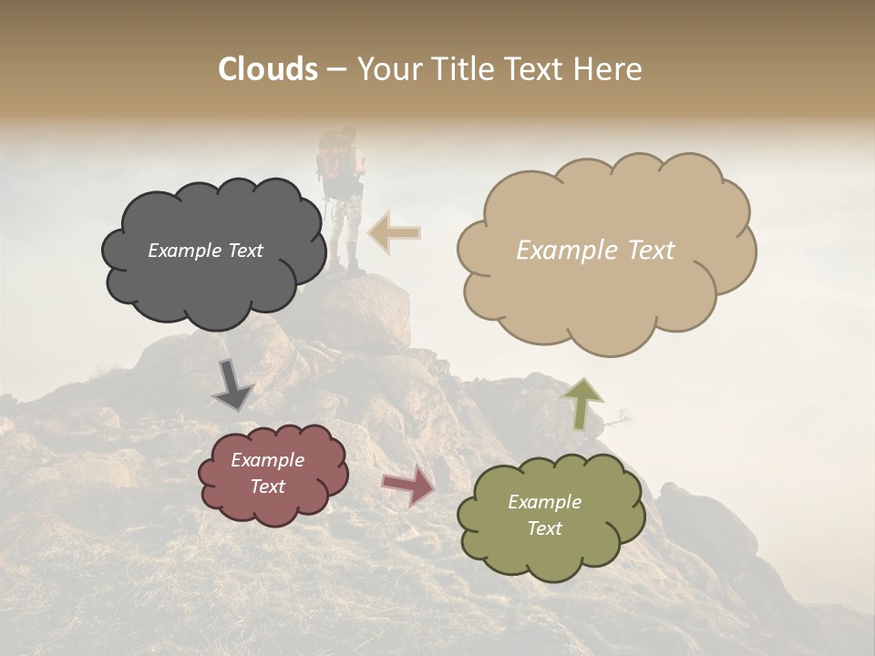Sport Concept Backpack PowerPoint Template