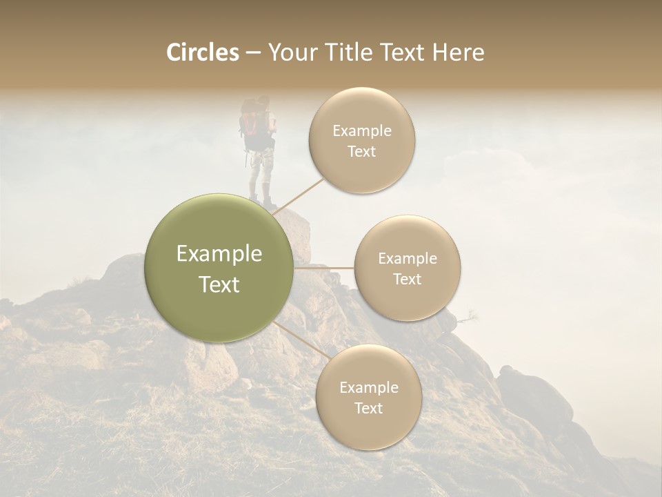 Sport Concept Backpack PowerPoint Template