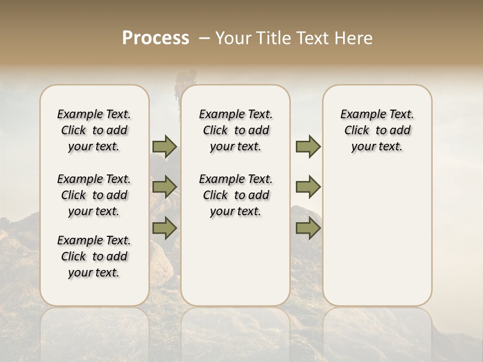 Sport Concept Backpack PowerPoint Template