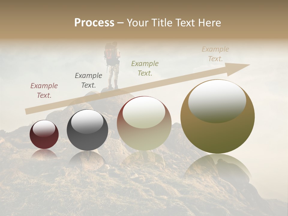 Sport Concept Backpack PowerPoint Template