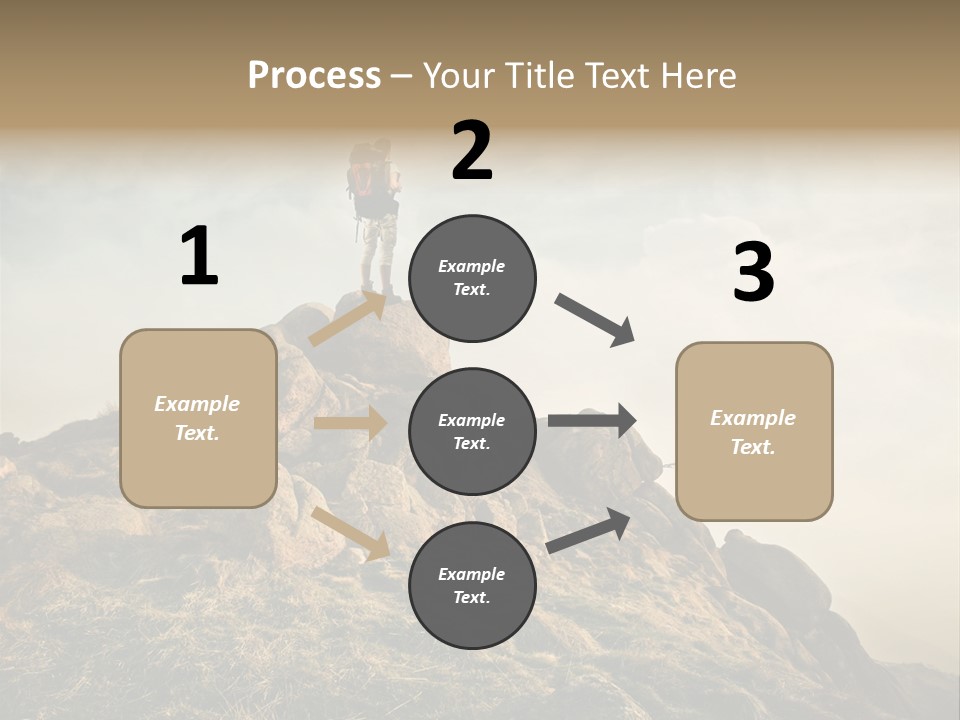 Sport Concept Backpack PowerPoint Template