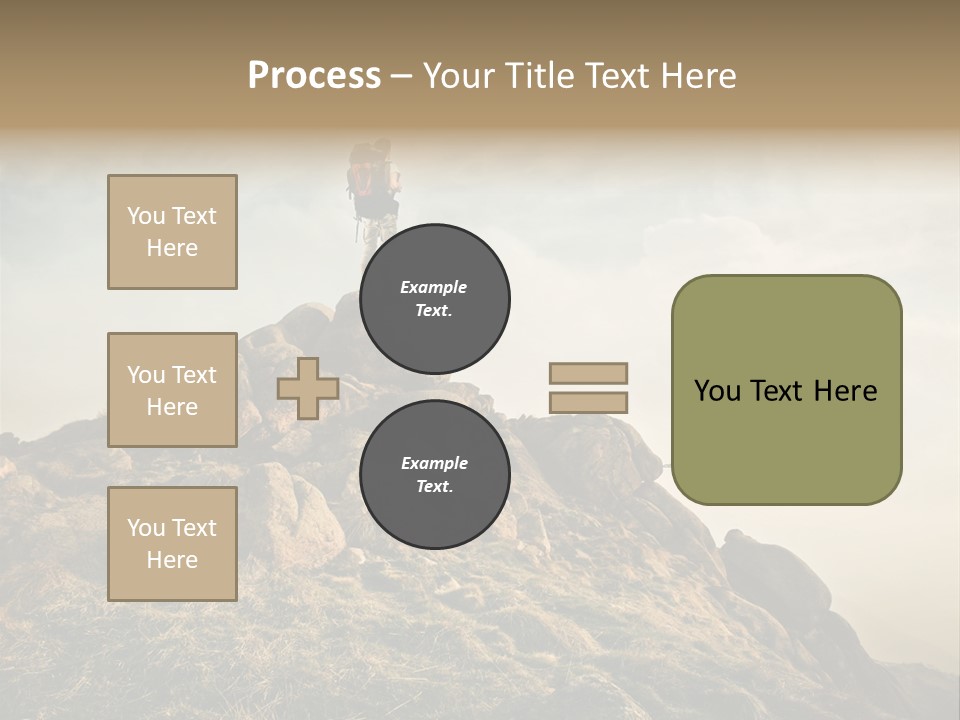 Sport Concept Backpack PowerPoint Template