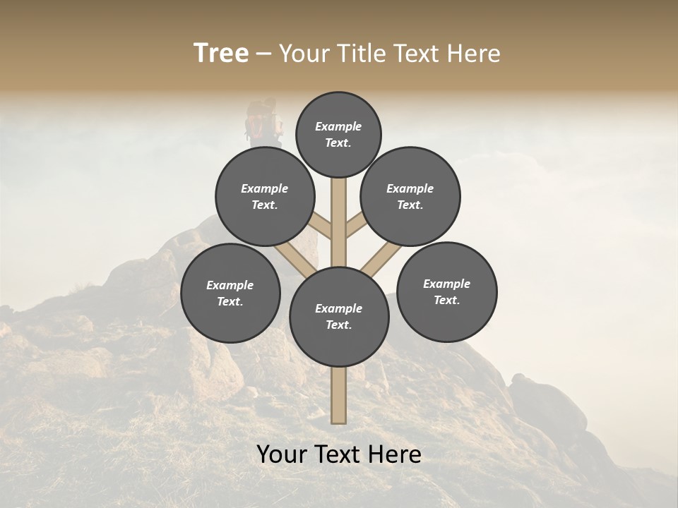 Sport Concept Backpack PowerPoint Template