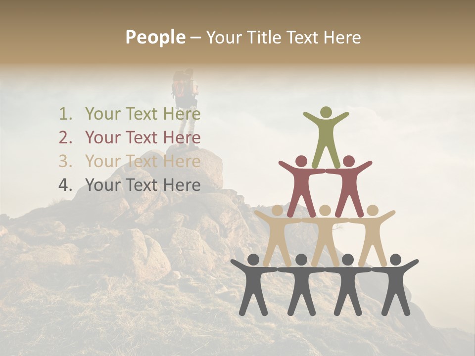 Sport Concept Backpack PowerPoint Template