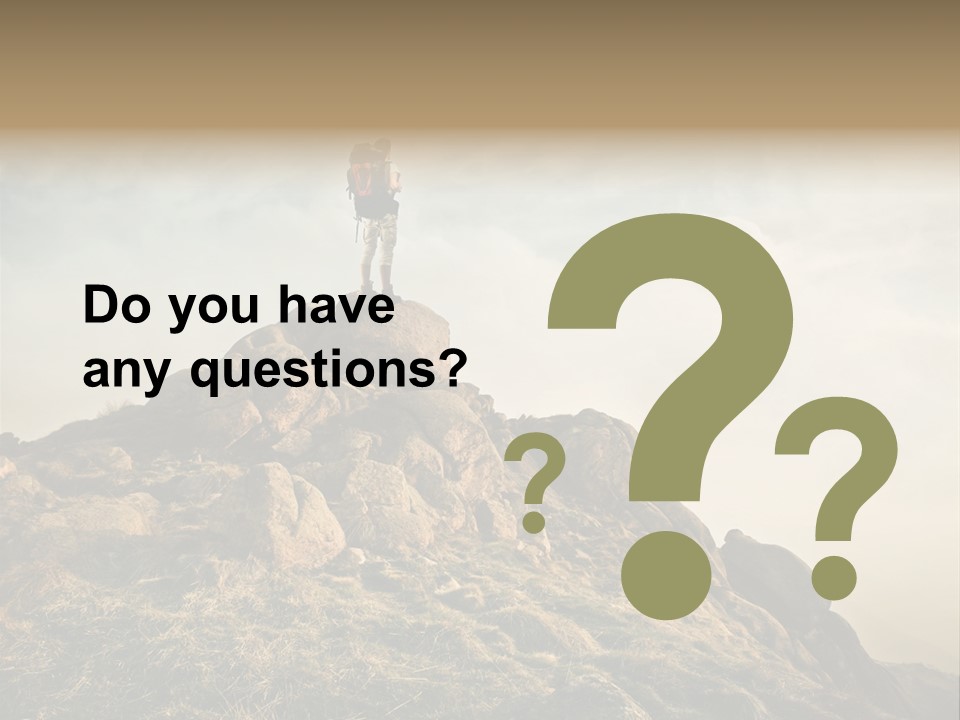 Sport Concept Backpack PowerPoint Template