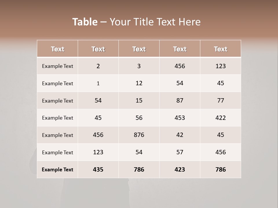 White Blindfolded Touch PowerPoint Template