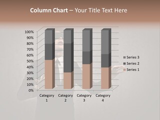 White Blindfolded Touch PowerPoint Template