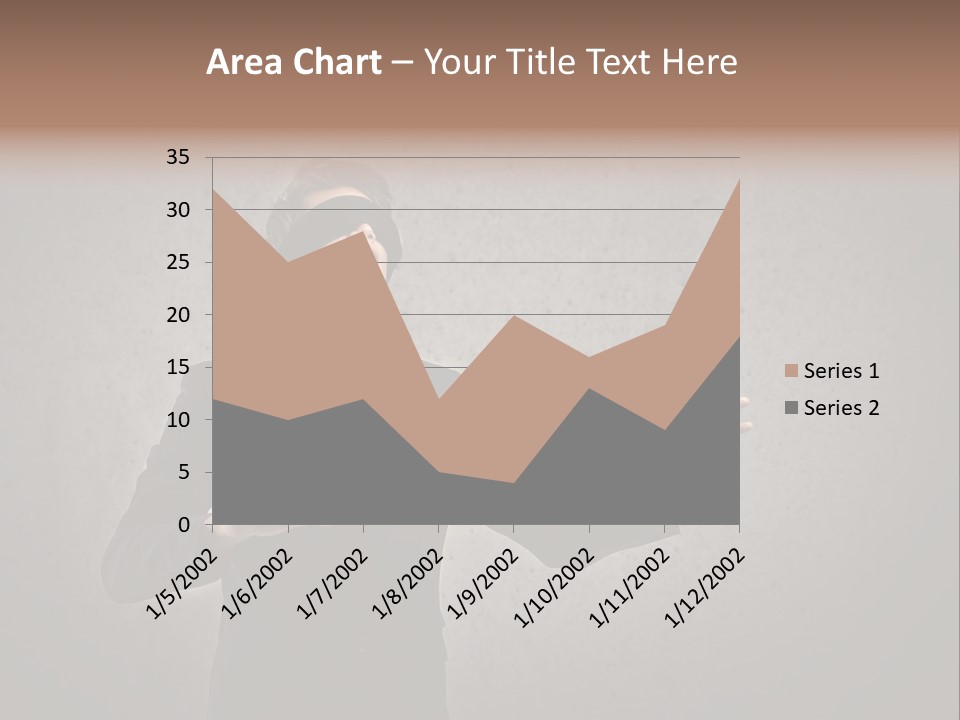 White Blindfolded Touch PowerPoint Template