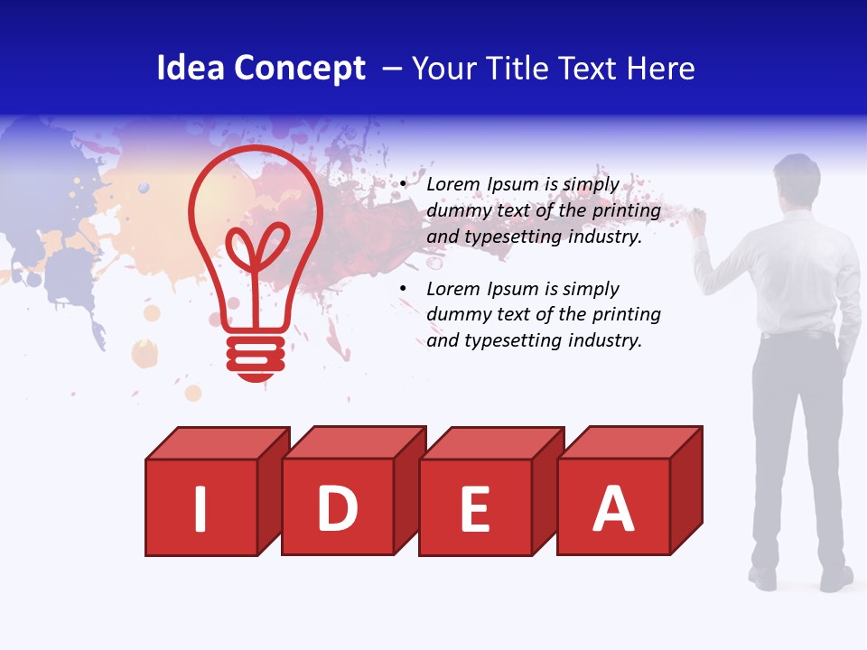 Body Solution Stain PowerPoint Template