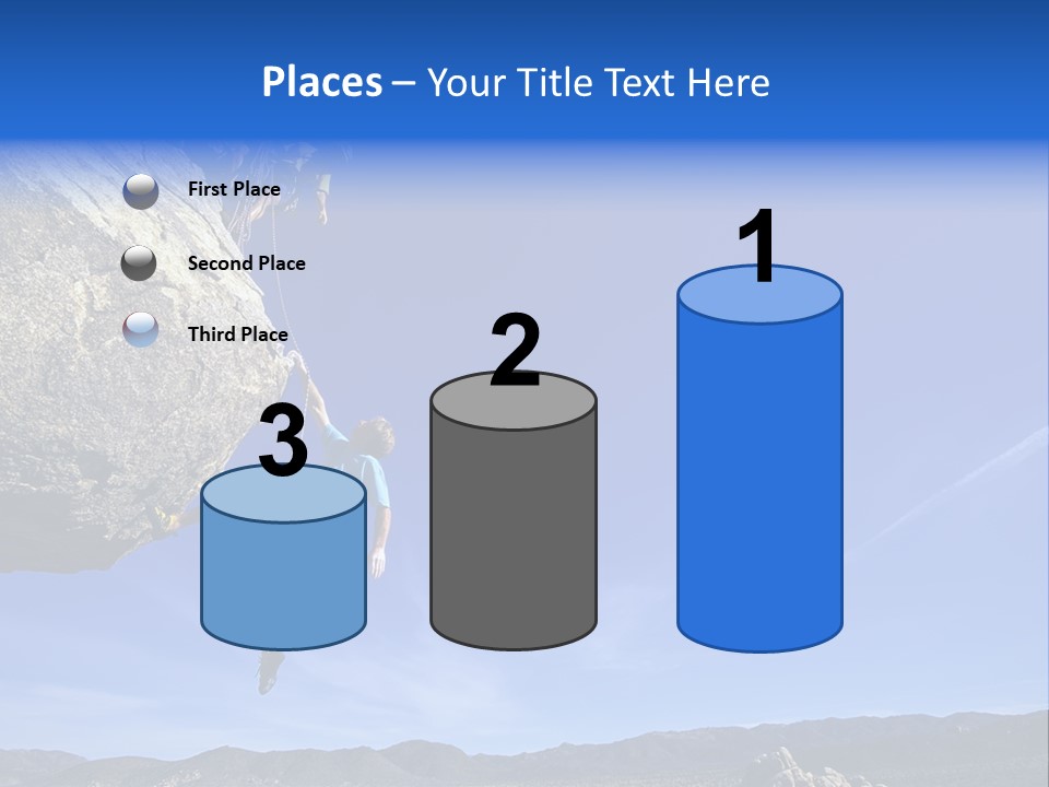 Courage Top Achievement PowerPoint Template