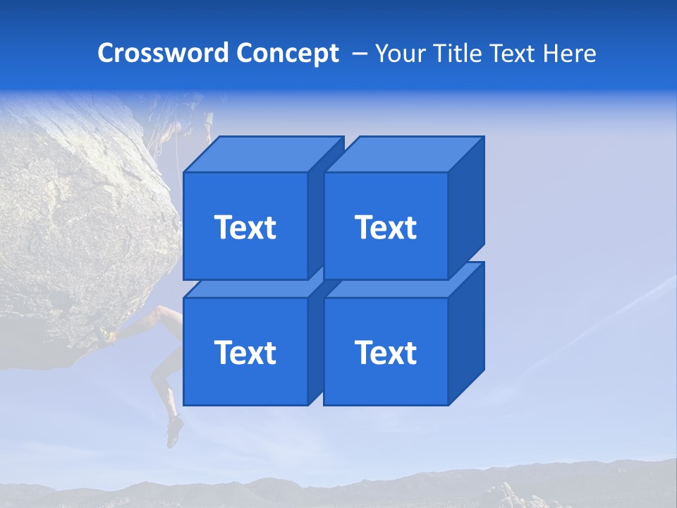 Courage Top Achievement PowerPoint Template