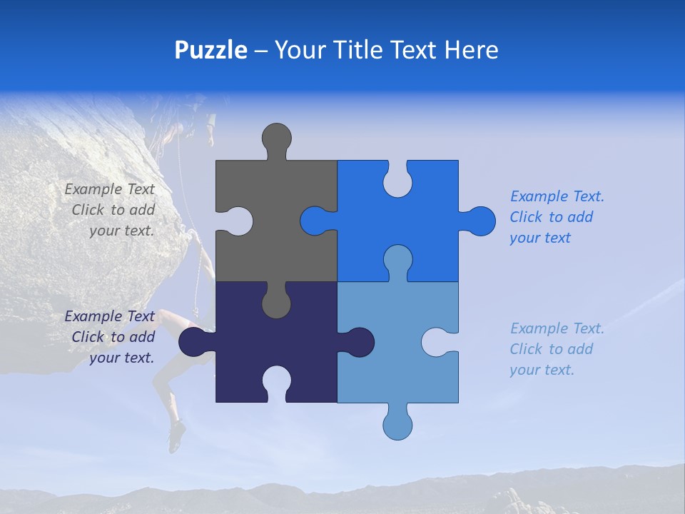 Courage Top Achievement PowerPoint Template