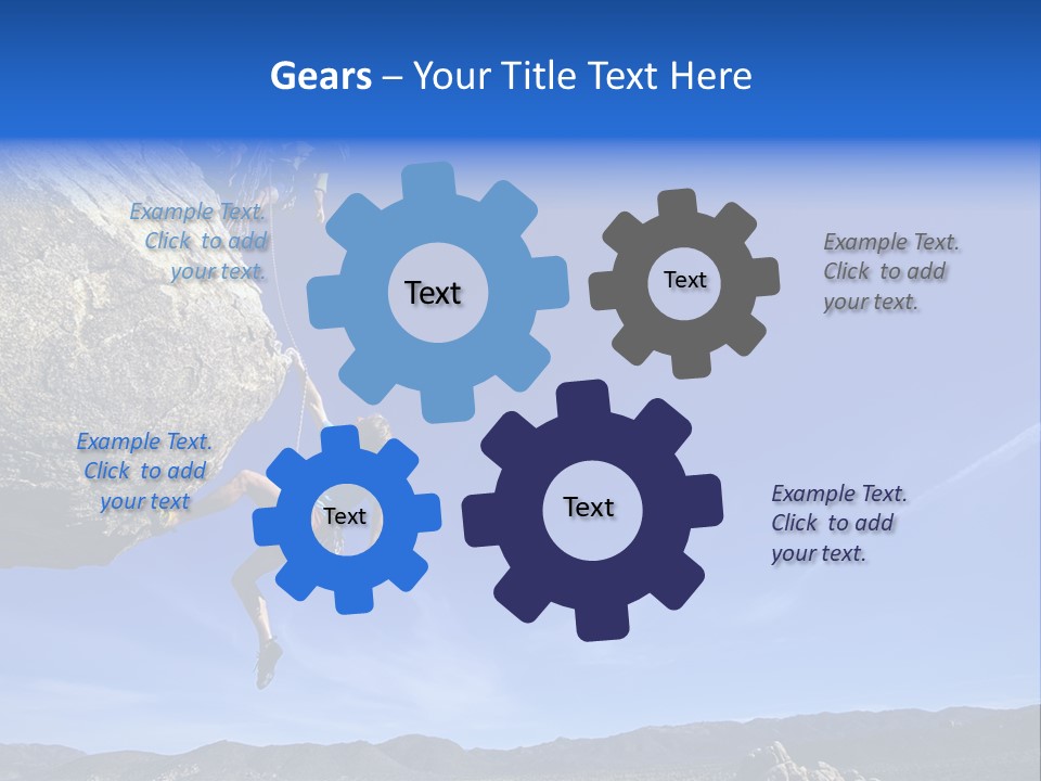 Courage Top Achievement PowerPoint Template