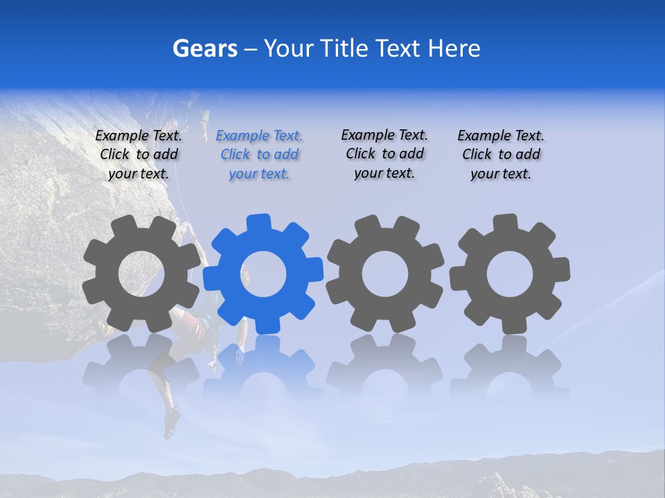 Courage Top Achievement PowerPoint Template