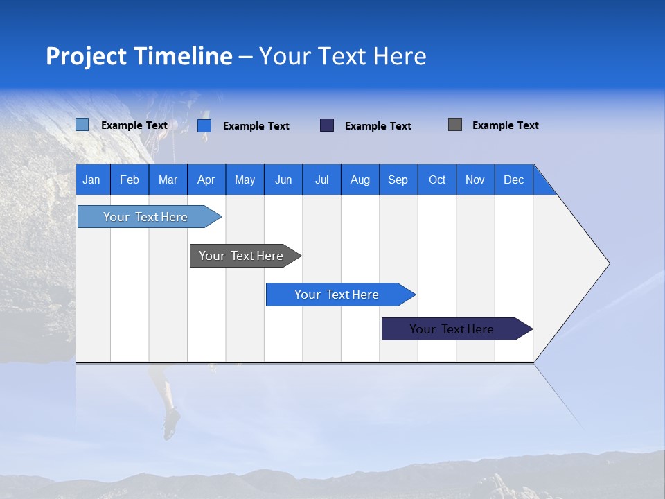 Courage Top Achievement PowerPoint Template