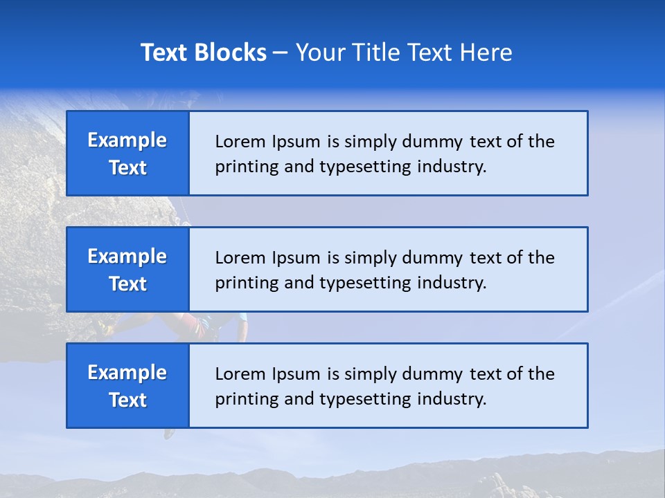 Courage Top Achievement PowerPoint Template