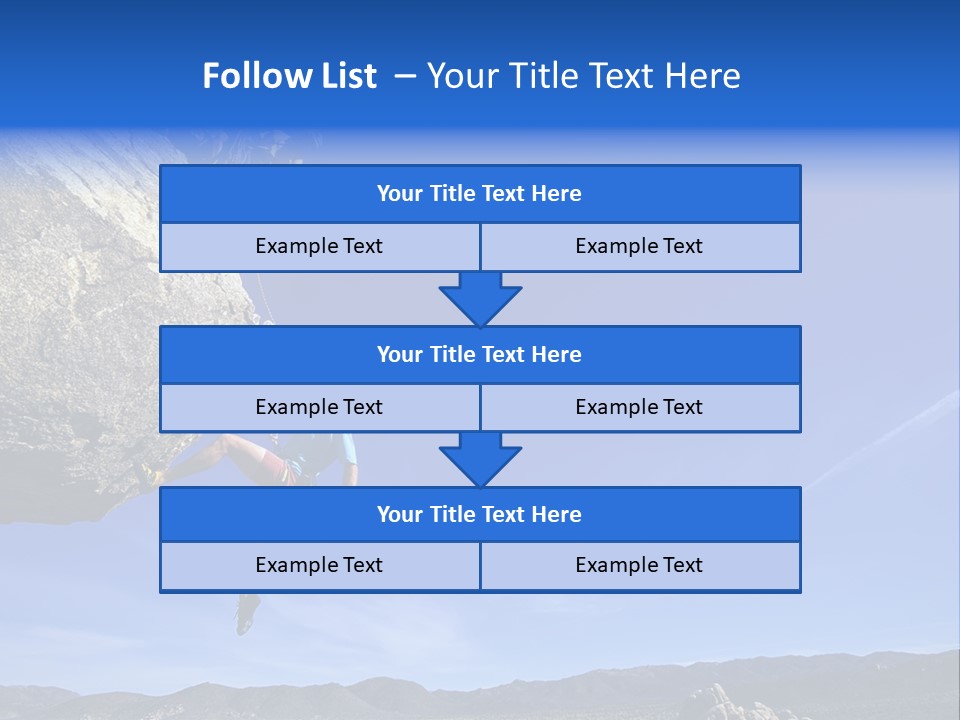 Courage Top Achievement PowerPoint Template