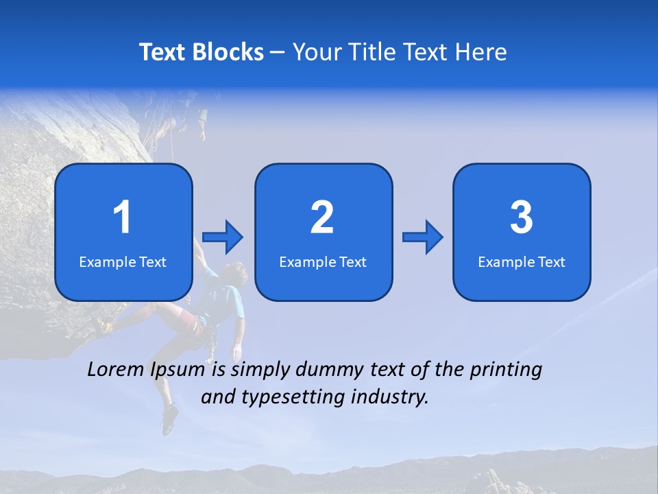 Courage Top Achievement PowerPoint Template