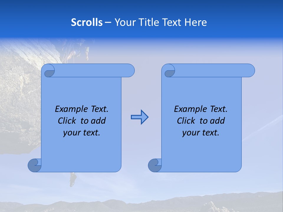 Courage Top Achievement PowerPoint Template
