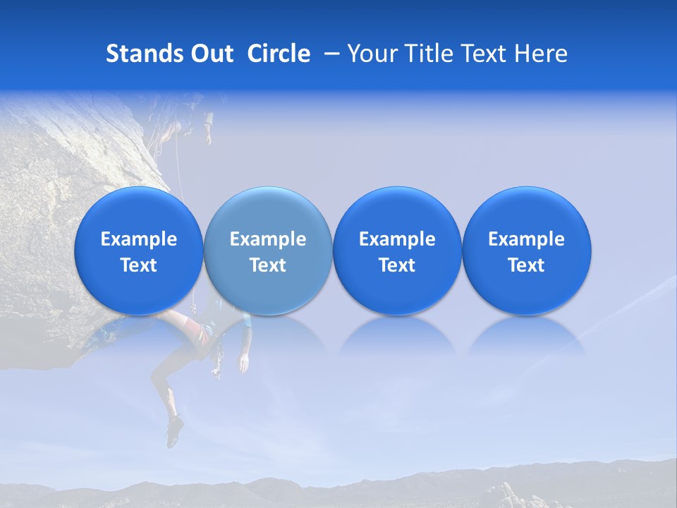 Courage Top Achievement PowerPoint Template