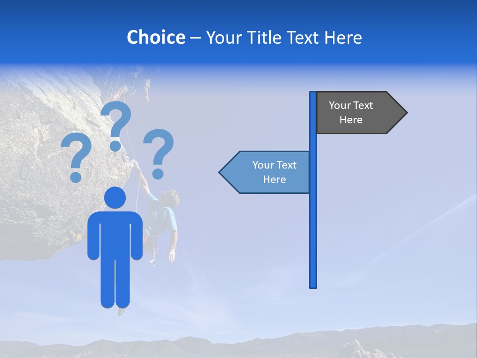 Courage Top Achievement PowerPoint Template