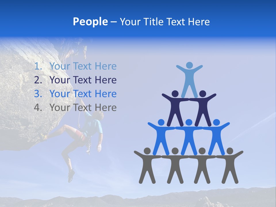 Courage Top Achievement PowerPoint Template