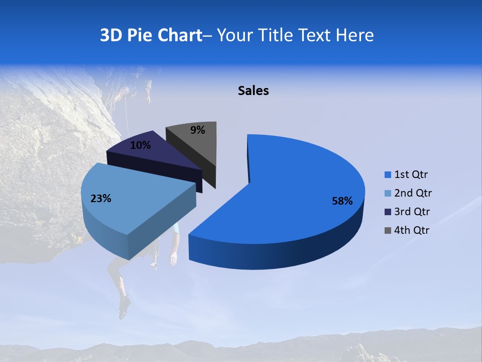 Courage Top Achievement PowerPoint Template