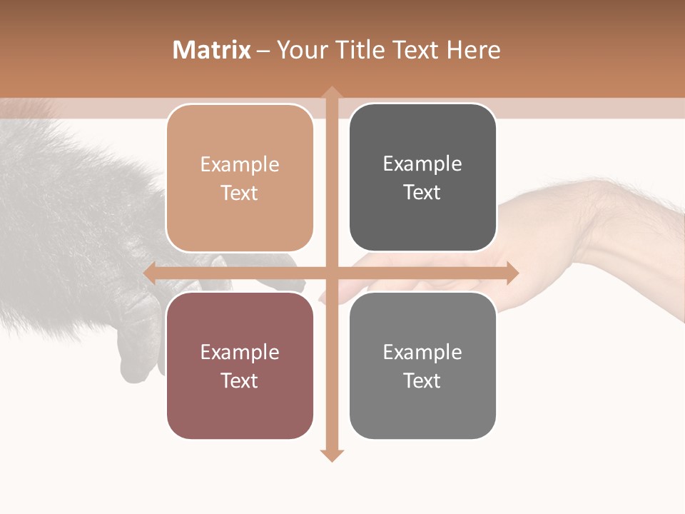 Hand Intelligent Mankind PowerPoint Template