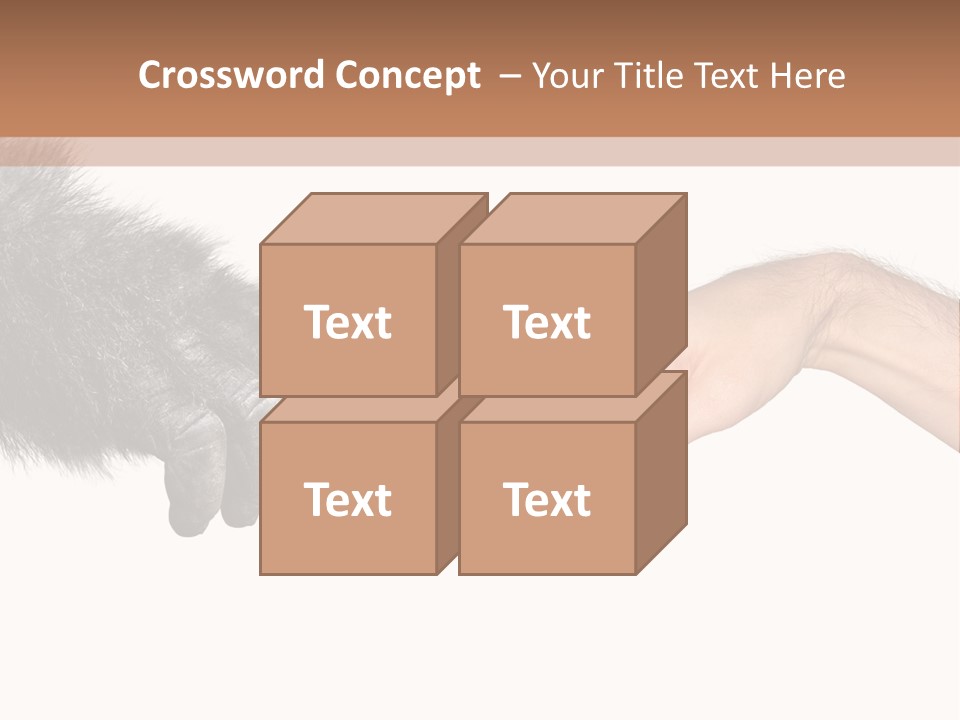 Hand Intelligent Mankind PowerPoint Template