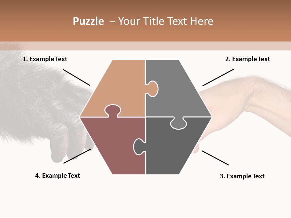 Hand Intelligent Mankind PowerPoint Template