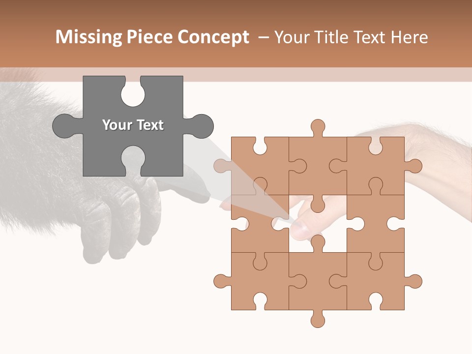 Hand Intelligent Mankind PowerPoint Template